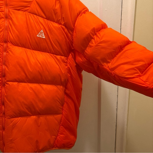Men’s Nike ACG Therma-fit Lunar Puffer Coat Bright Orange size XL - Picture 3 of 16